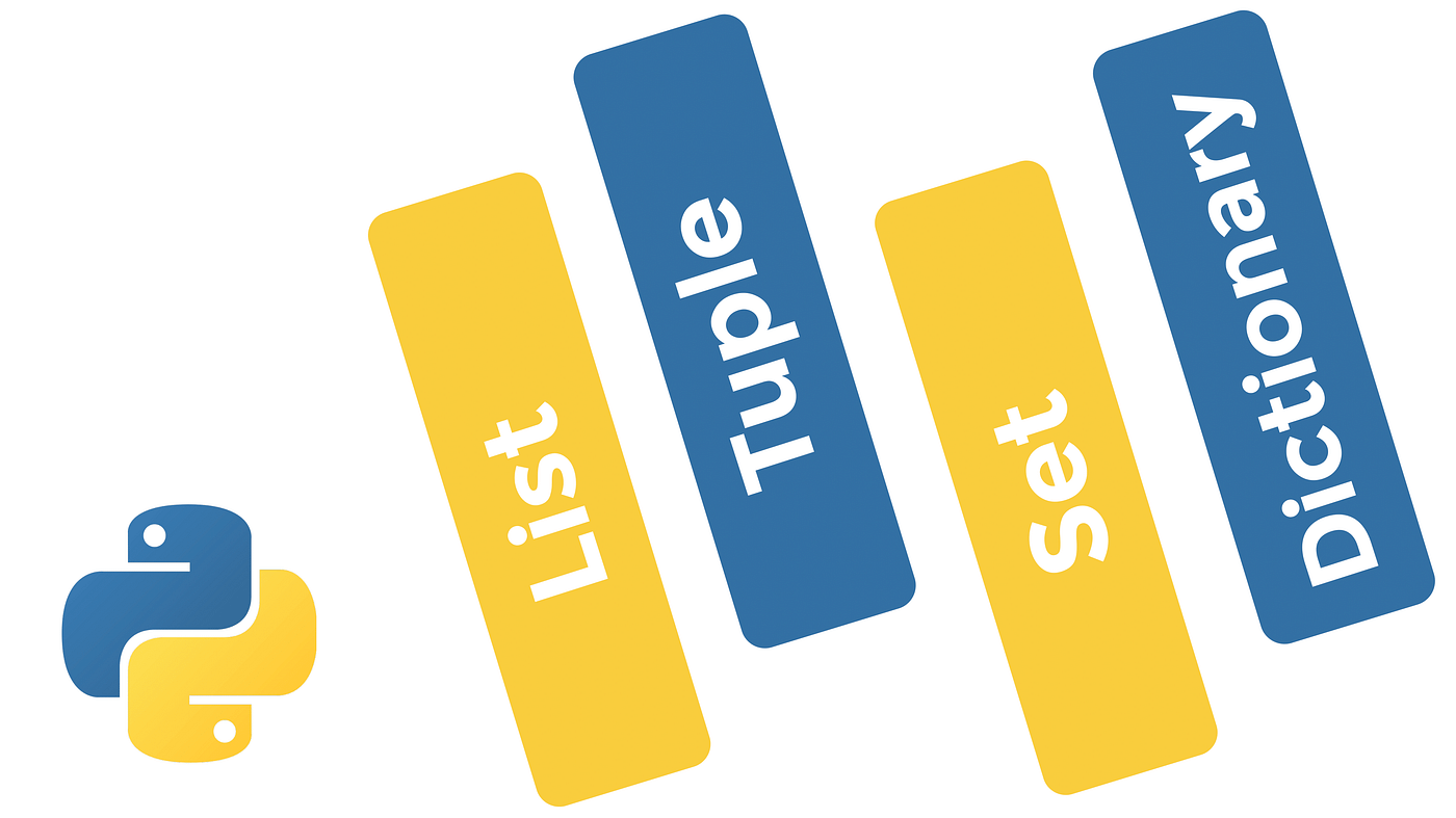 การใช้ ทัพเพิล (Tuple), เซต (Set) และ ดิกชันนารี (Dictionary) ในภาษา Python
